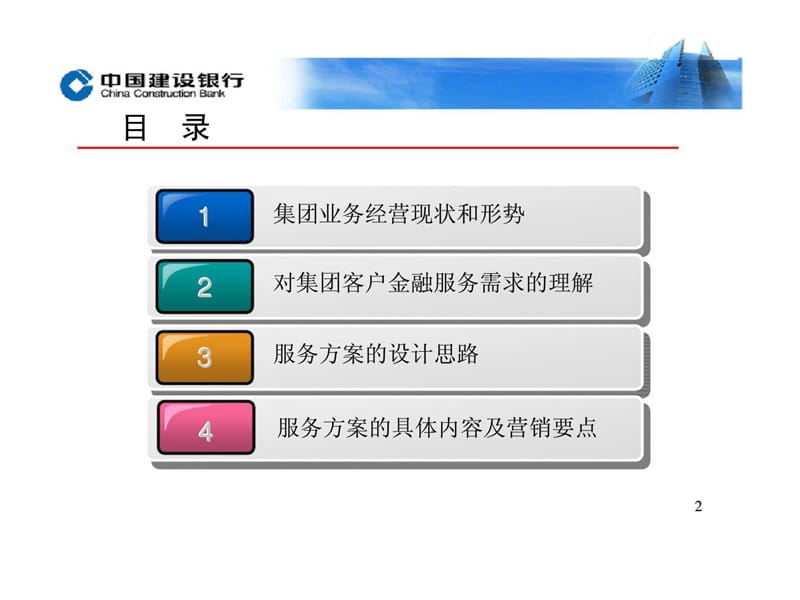 中国建设银行-集团客户综合金融服务方案及营销要点.ppt_第2页