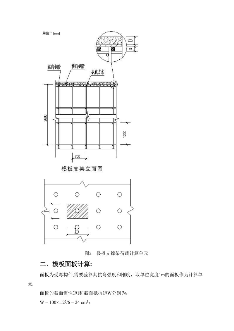 人行通道顶板模板计算书.doc_第2页