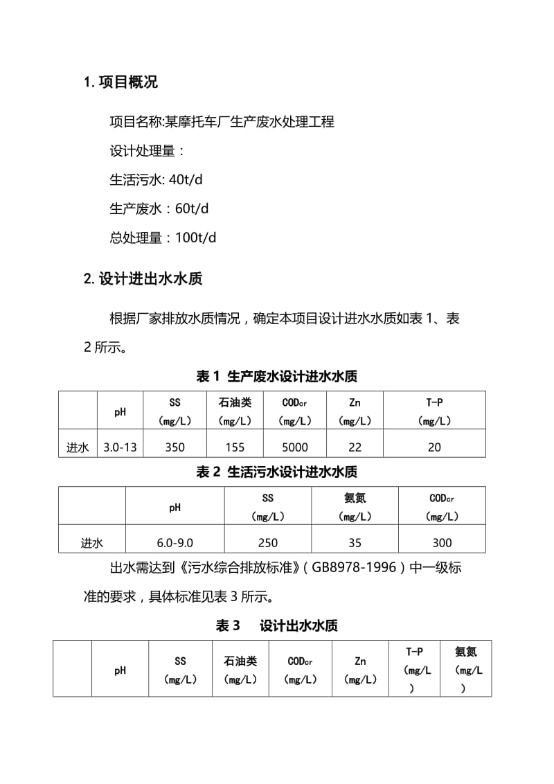 摩托车厂生产废水处理.doc_第2页