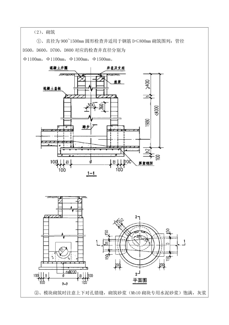 雨、污水检查井技术交底(1)(1)1212(1).doc_第2页