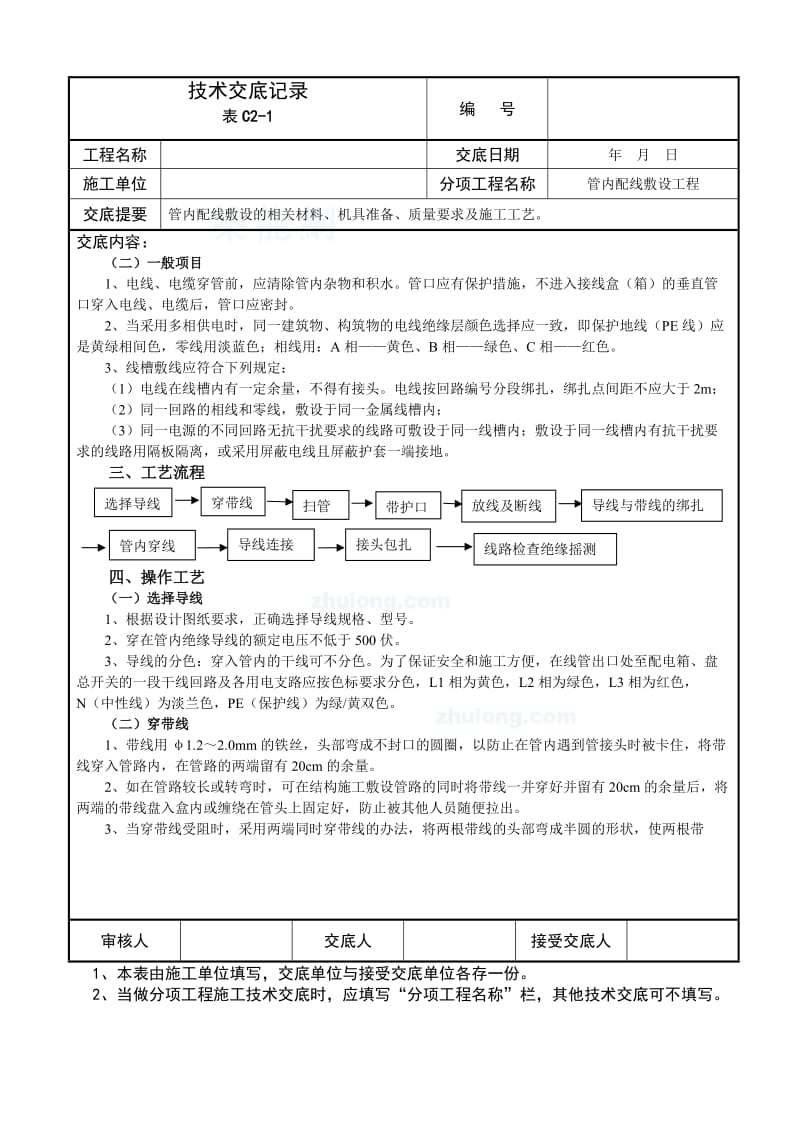 水电安装全套技术交底.doc_第2页