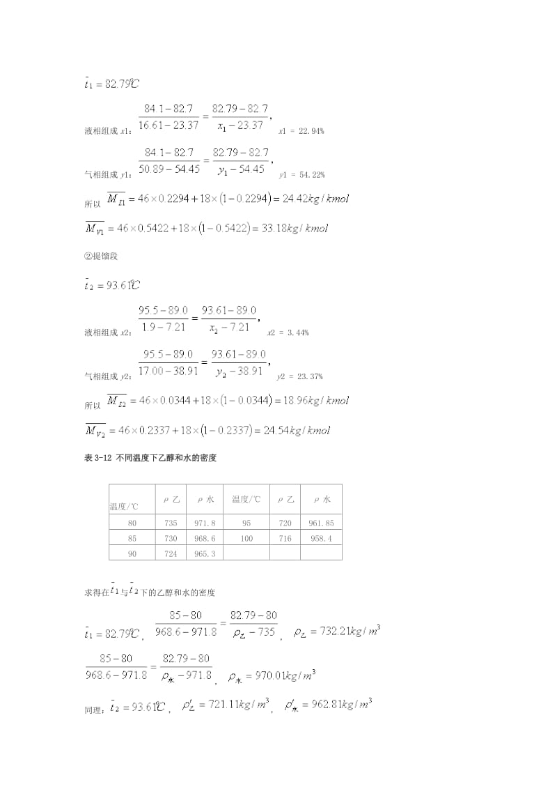 e分离乙醇-水混合液的浮阀精馏塔设计(年处理乙醇-水混合液14.0万吨).doc_第3页