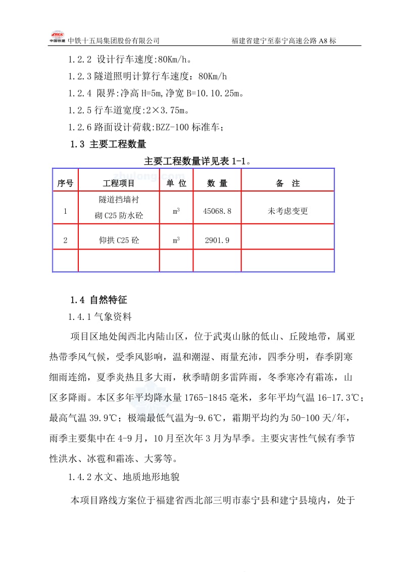 隧道左洞二次衬砌施工组织设计.doc_第3页