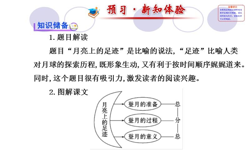 2013版人教版七年级上册教师配套课件第五单元第24课月亮上的足迹.ppt_第2页