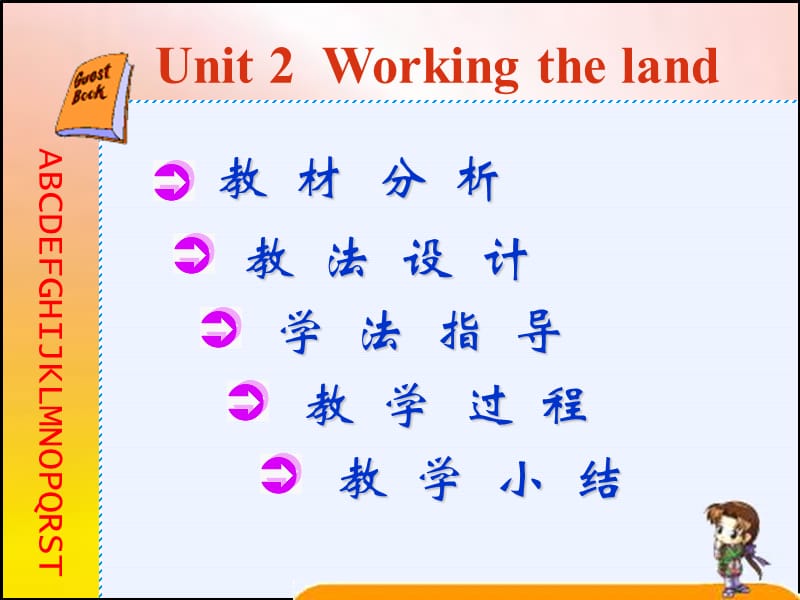 高中英语说课课件Unit2workingtheland.ppt_第2页