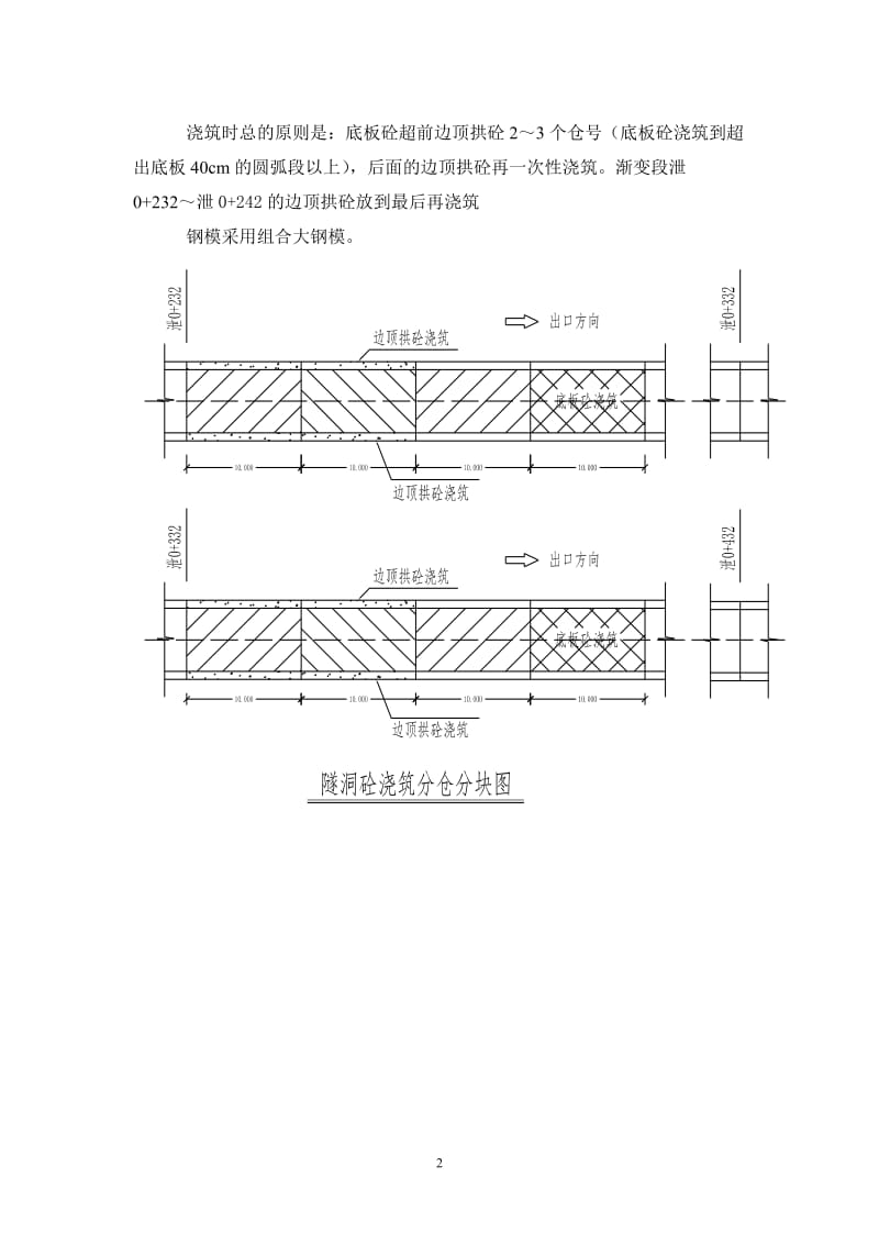 k泄洪排沙洞出口洞内砼衬砌施工方案 第二次修改.doc_第3页