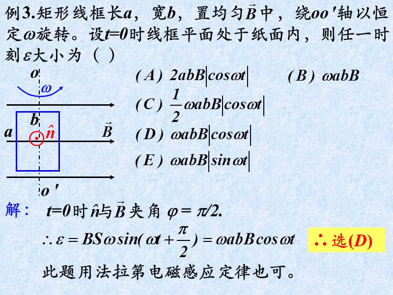 大学物理电磁学复习总结PPT-e1电磁感应2.ppt_第3页