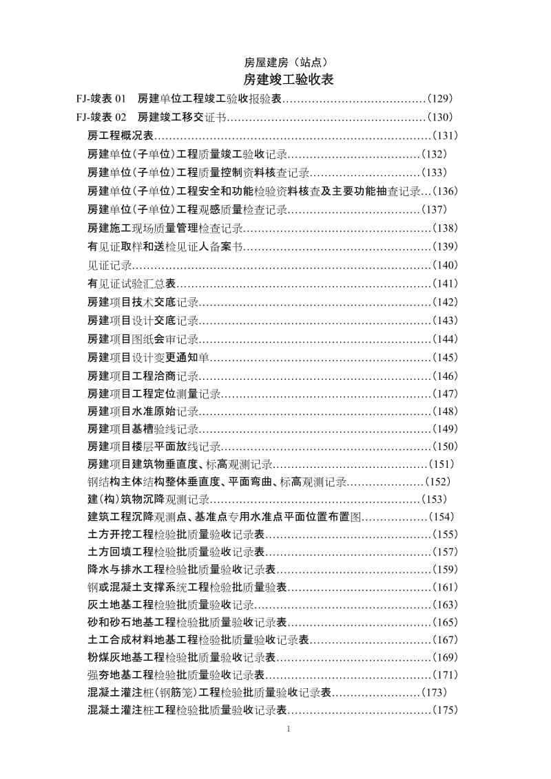 高速公路管理表格房屋建房（站点）_房建竣工验收表.doc_第1页