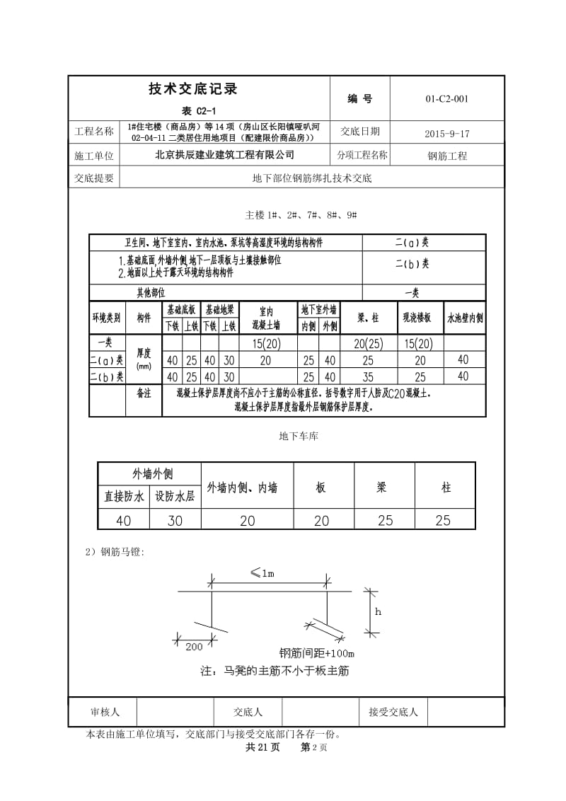 地下钢筋绑扎技术交底_图文.doc_第2页