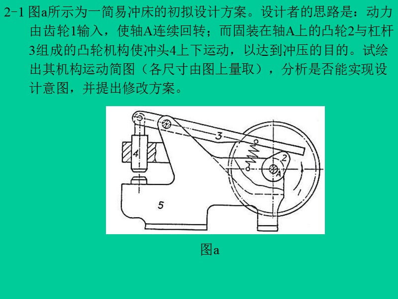 机械原理课后答案第二章作业.ppt_第1页