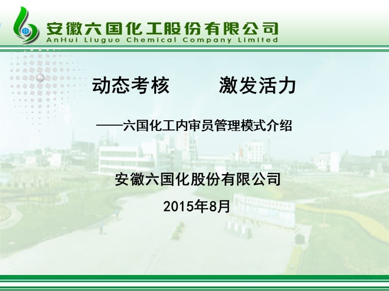 动态考核激发活力六国化工内审员管理模式介绍.ppt_第1页