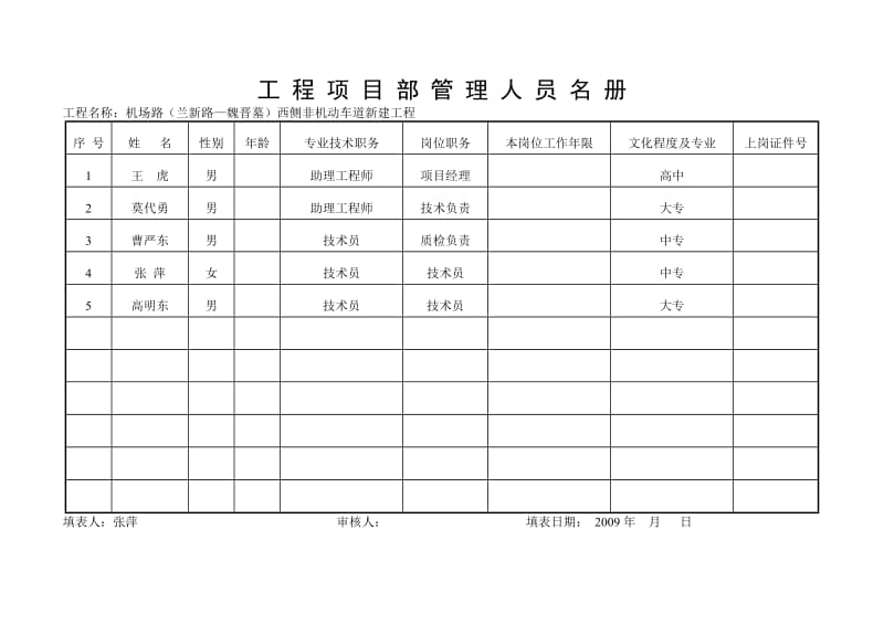 公路工程施工现场安全管理资料表格.doc_第3页