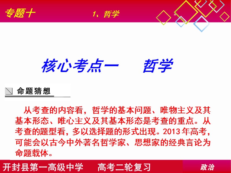 专题10哲学思想与唯物论、认识论.ppt_第2页