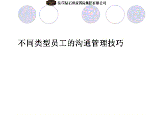 不同类型员工的沟通管理技巧1.ppt