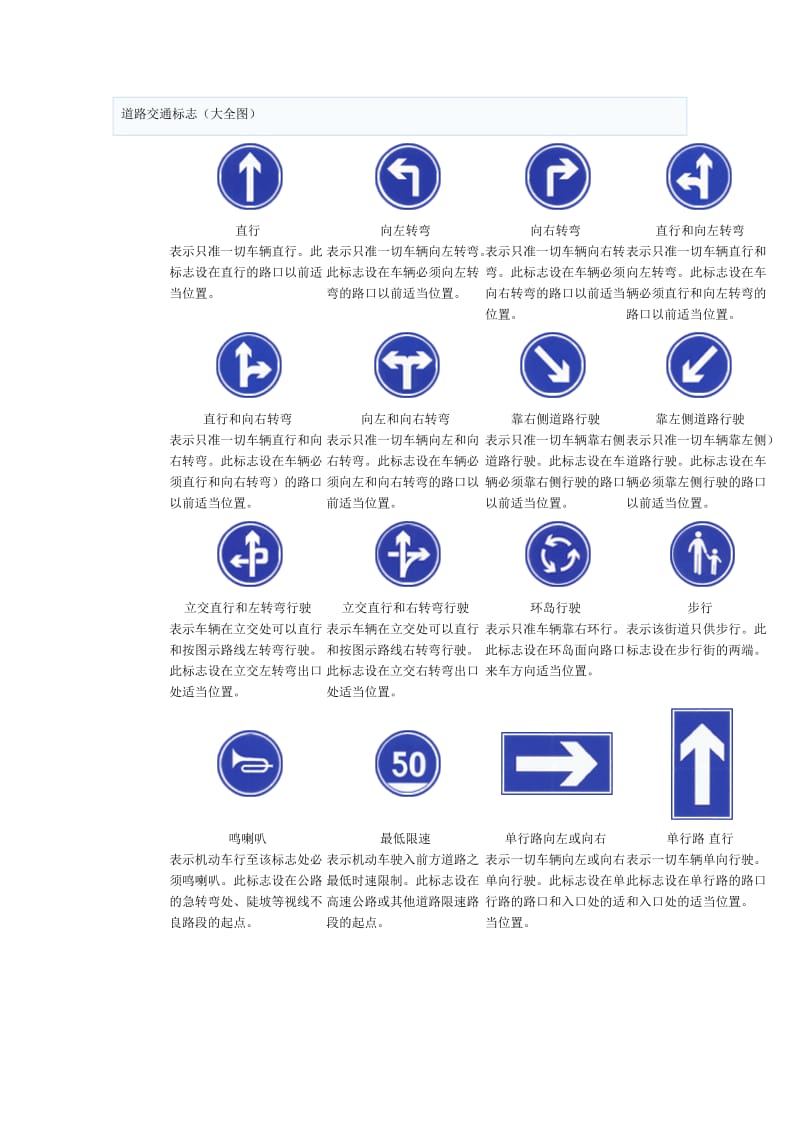 道路交通标志(大全图).doc_第1页