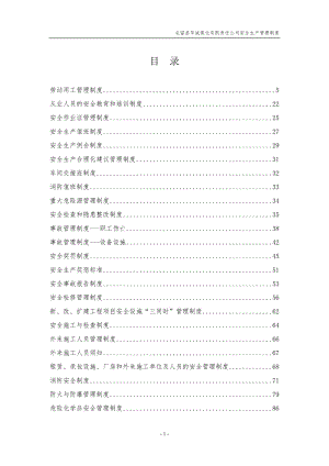 大型煤化工企业安全生产管理制度.doc