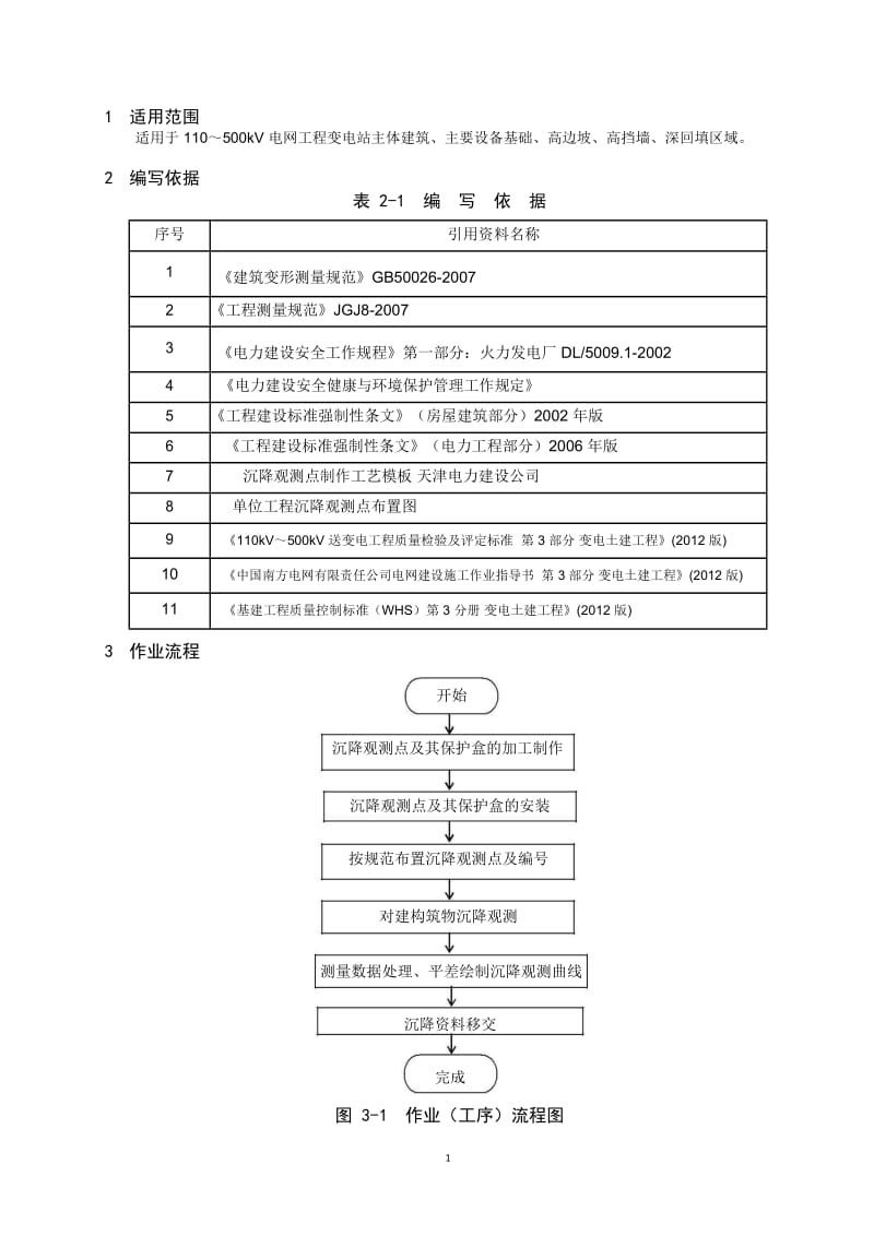 沉降观测点施工作业指导书.doc_第3页