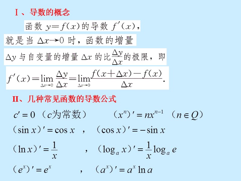 第1章导数及其应用(含定积分及其应用)复习与小结教学课件.ppt_第3页