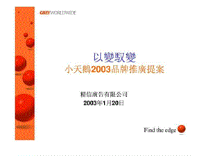 小天鹅2003品牌推广提案_图文.ppt.ppt