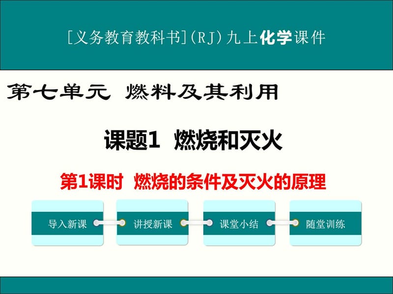 最新人教版九年级上册化学7.1《燃烧和灭火》优秀课件(.ppt_第1页