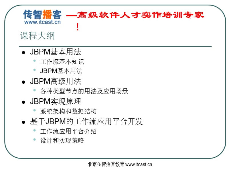 传智播客JBPM1Basicsnew.ppt_第1页