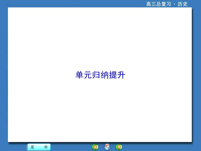 【高考总动员】2016届高考历史一轮总复习课件单元归纳....ppt.ppt_第1页