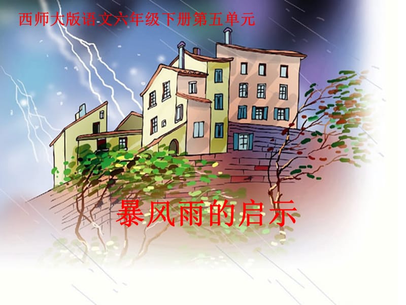 17《暴风雨的启示》.ppt_第1页