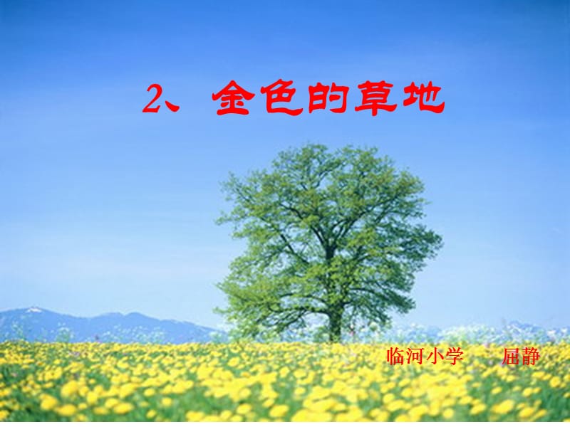 《金色的草地》课件 (4).ppt_第1页