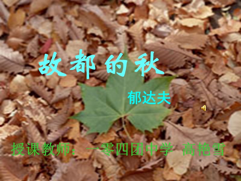 《故都的秋》.ppt_第1页