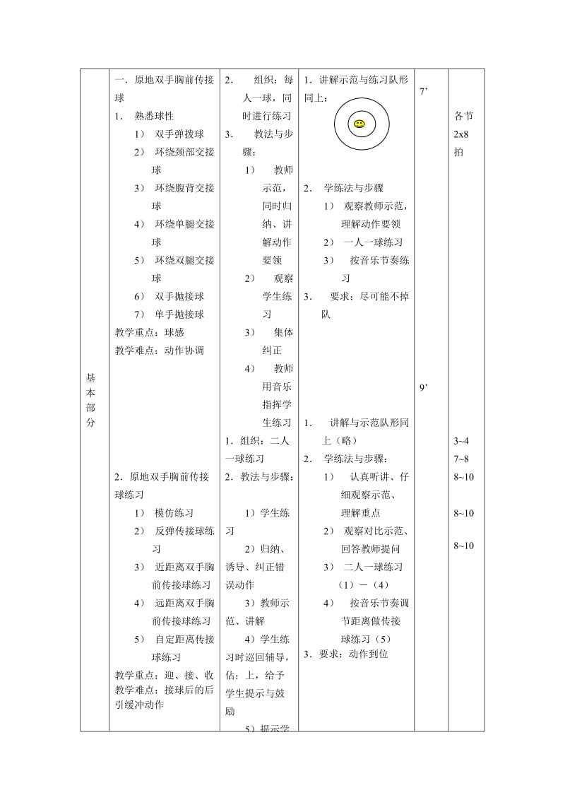 初中体育课教案.doc_第3页