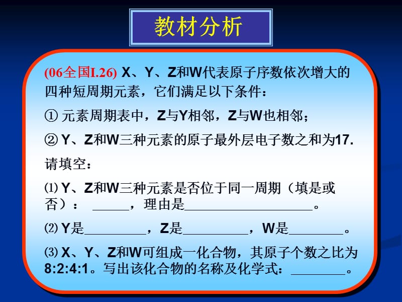 高三第二轮专题复习元素周期律元素周期表.ppt_第3页