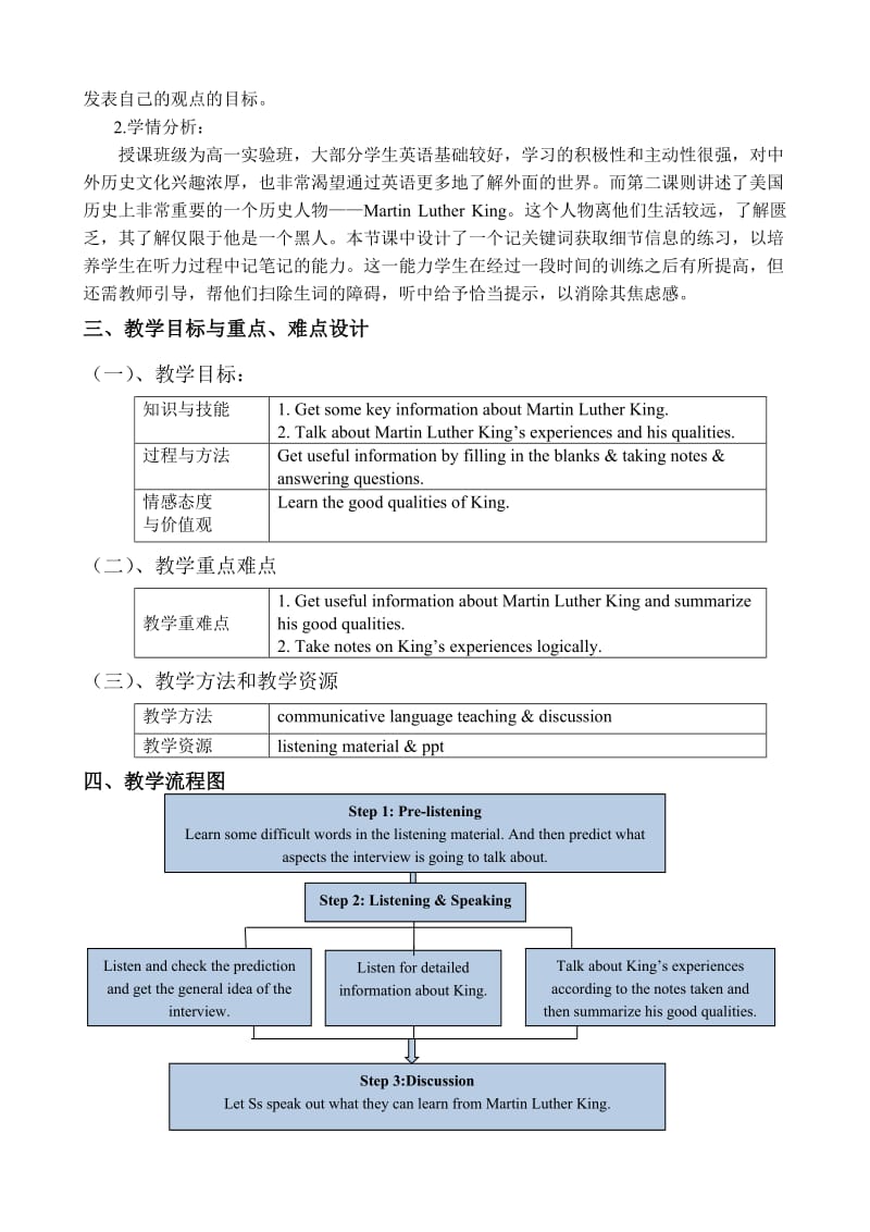 北师大M1U2L2HistoryMakers听说课教学设计.doc_第2页