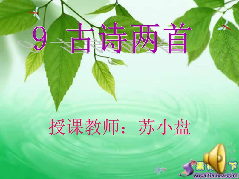 古诗两首《夜书所见》《九月九日忆山东兄弟》.ppt_第1页