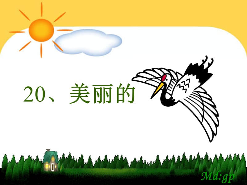 20美丽的丹顶鹤课件(1).ppt_第1页