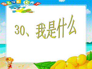 30我是什么第一课时.ppt