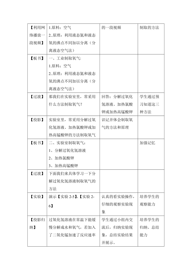 初中化学《制取氧气》教学设计.doc_第3页