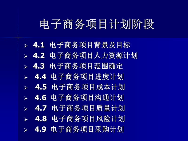 电子商务项目计划阶段.ppt_第1页