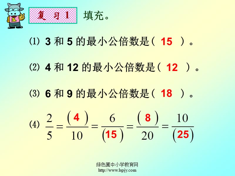 人教版五年级数学下册[分数的通分]课件ppt - 副本.ppt_第3页