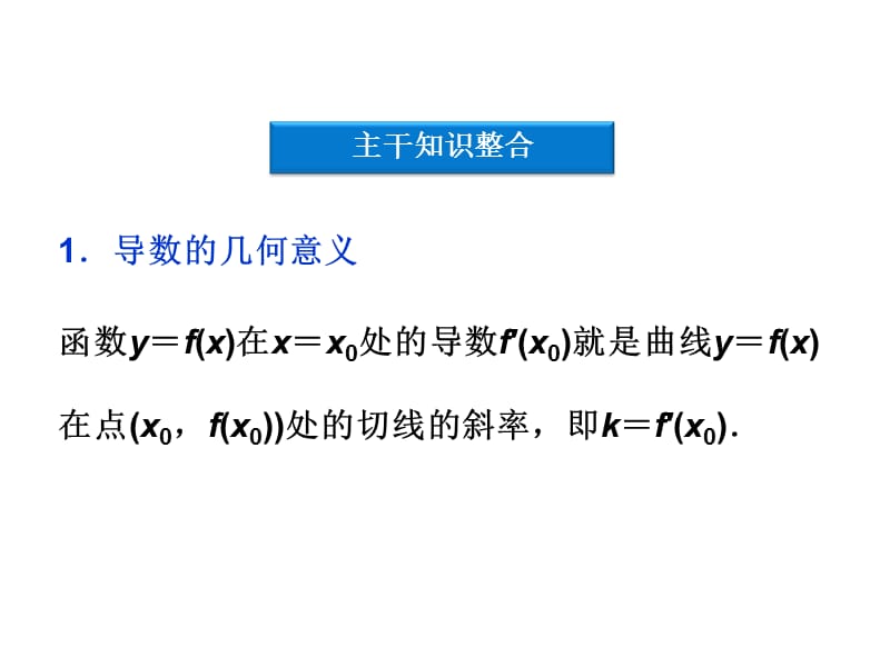 高考数学专题闯关教学导数及其应用共张.ppt_第2页