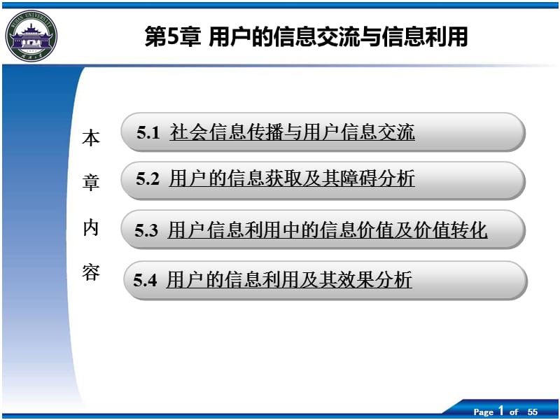 第5章用户的信息交流与信息利用.ppt_第1页