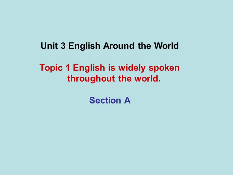 Englishiswidelyspokenthroughouttheworld.课件.ppt_第1页