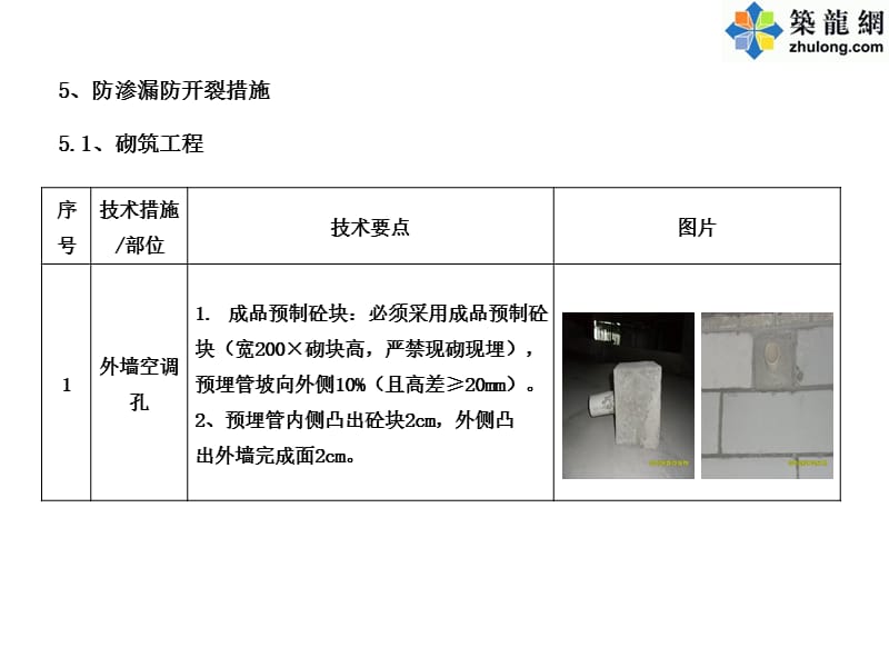 建筑工程砌筑抹灰防渗漏防开裂作业指导书.ppt_第3页