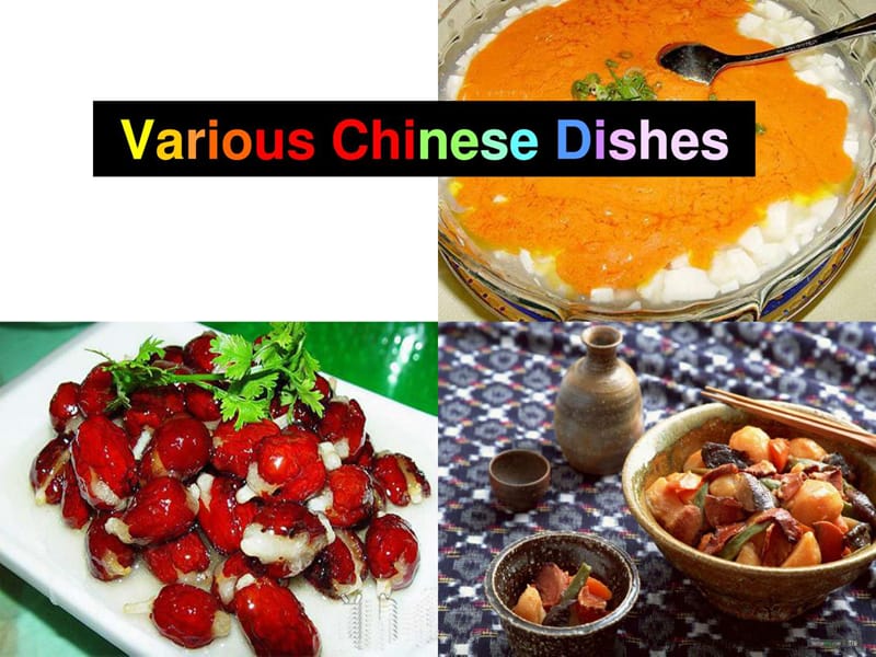 英文介绍中国饮食文Various_Chinese_Dishes.ppt_第1页