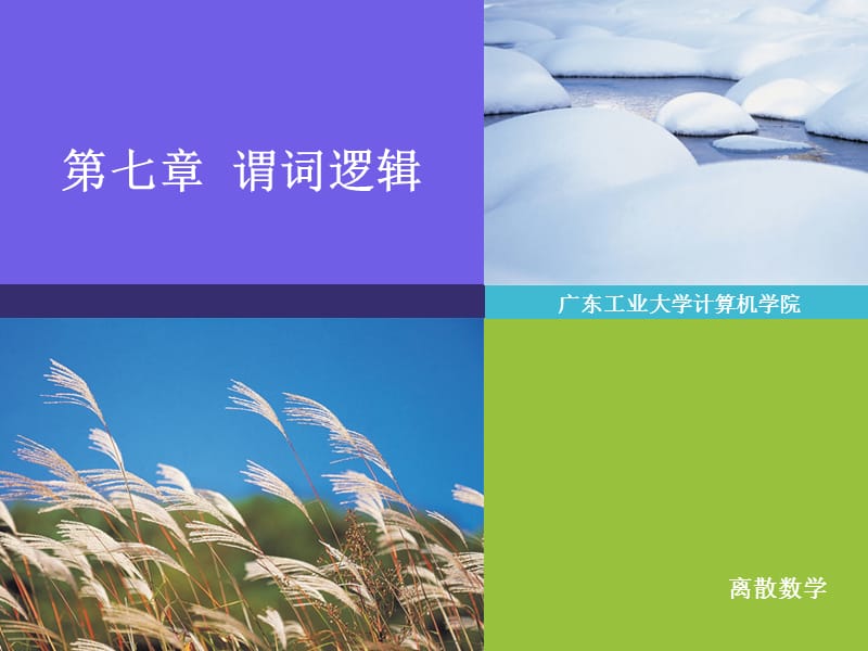 第七章谓词逻辑.ppt_第1页