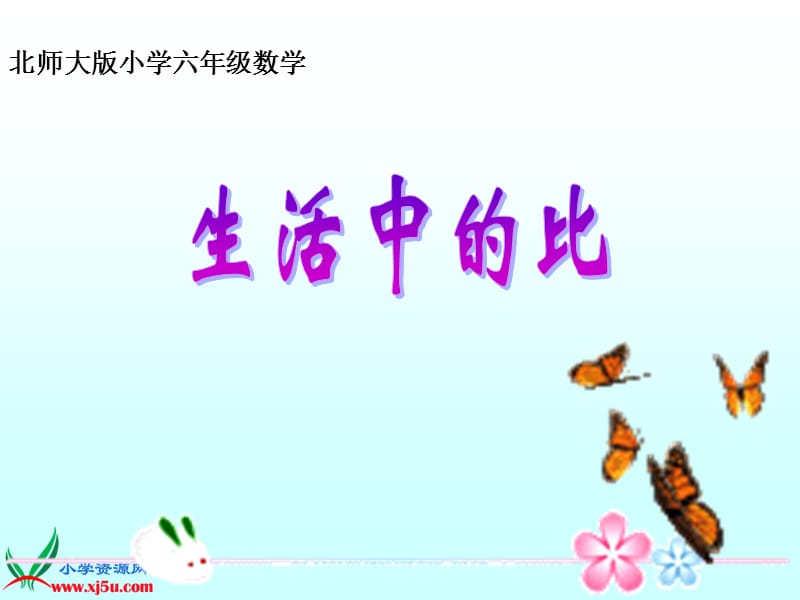 北师大版数学六年级上册《生活中的比》PPT课件之三.ppt_第1页