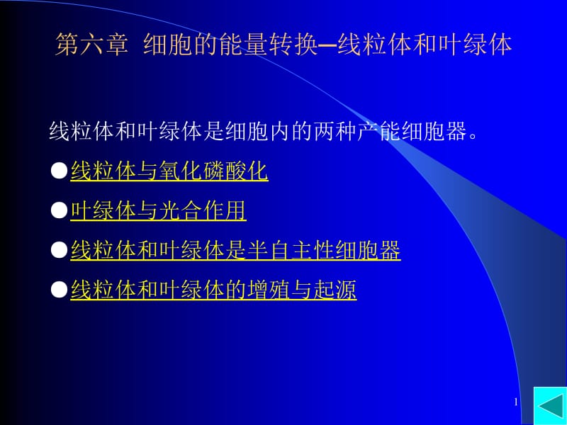 第6章线粒体与叶绿体.ppt_第1页