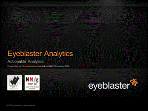 广告数据分析公司eyeblaster的案例.ppt