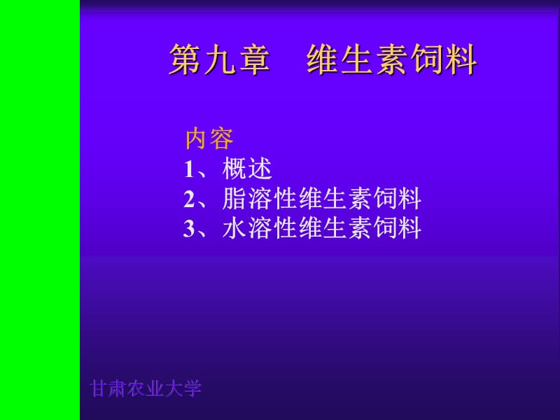 第九章维生素饲料.ppt_第1页