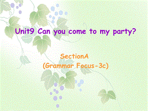 八上英语U9课件3-SectionA(grammarfocus-3c).ppt