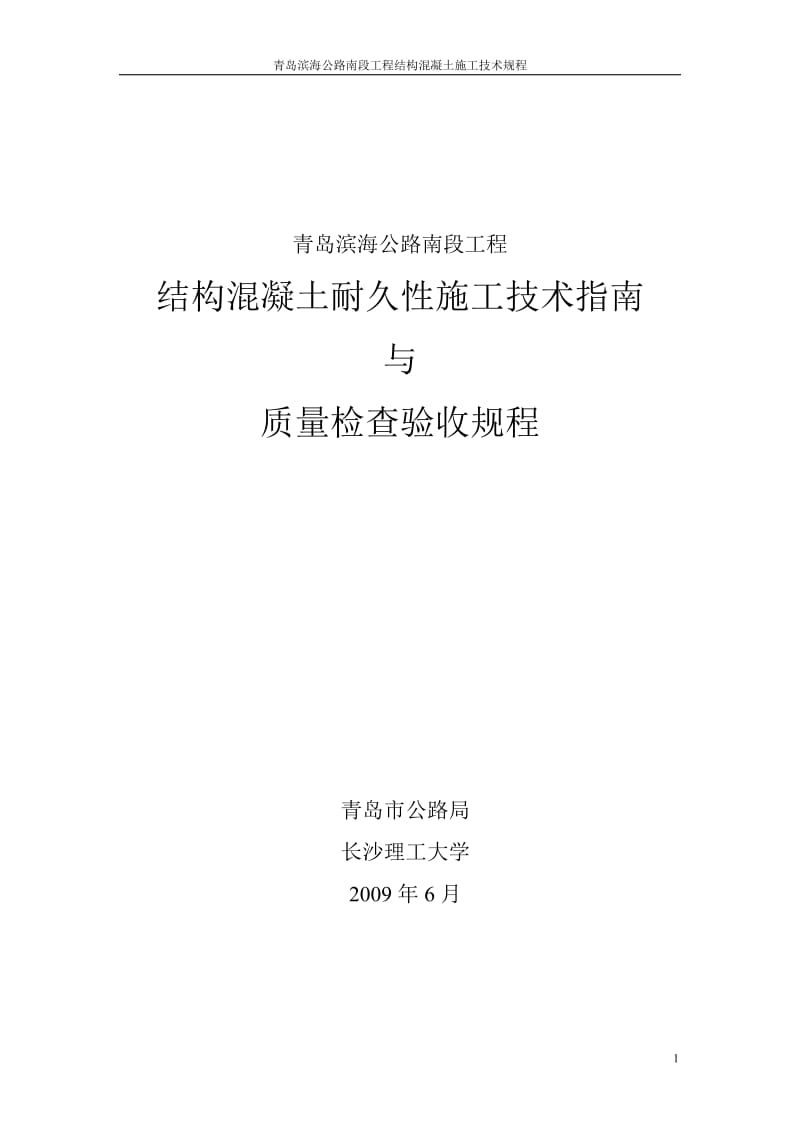 青岛海湾大桥混凝土耐久性施工技术指南与验收.doc_第1页